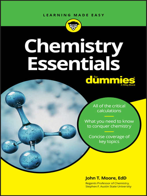 Title details for Chemistry Essentials For Dummies by John T. Moore - Available